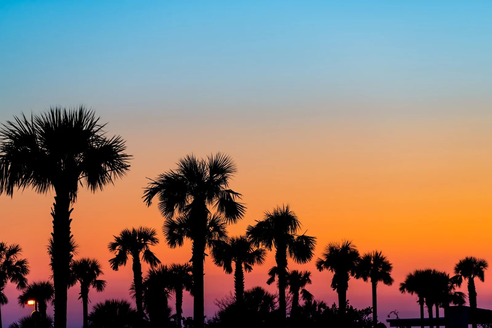 Gulf coast sunset over the water near Venice, Florida